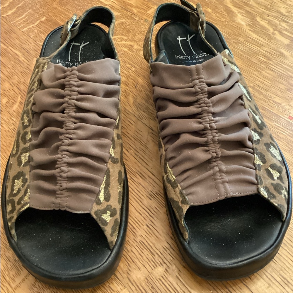 Thierry Rabotin animal print sandal